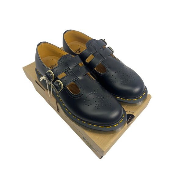 Dr. Martens 8065 Mary Jane Black Smooth Leather Womens Shoes UK 6, EU 39, US 8 - Picture 4 of 11
